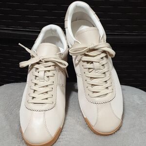 Steve Madden Mirage Beige Leather Sneakers